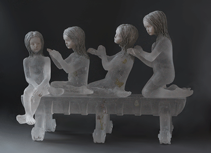 Glass work by Christina Bothwell and Rober Bender