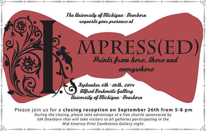 Invitation to Impressed Art Show