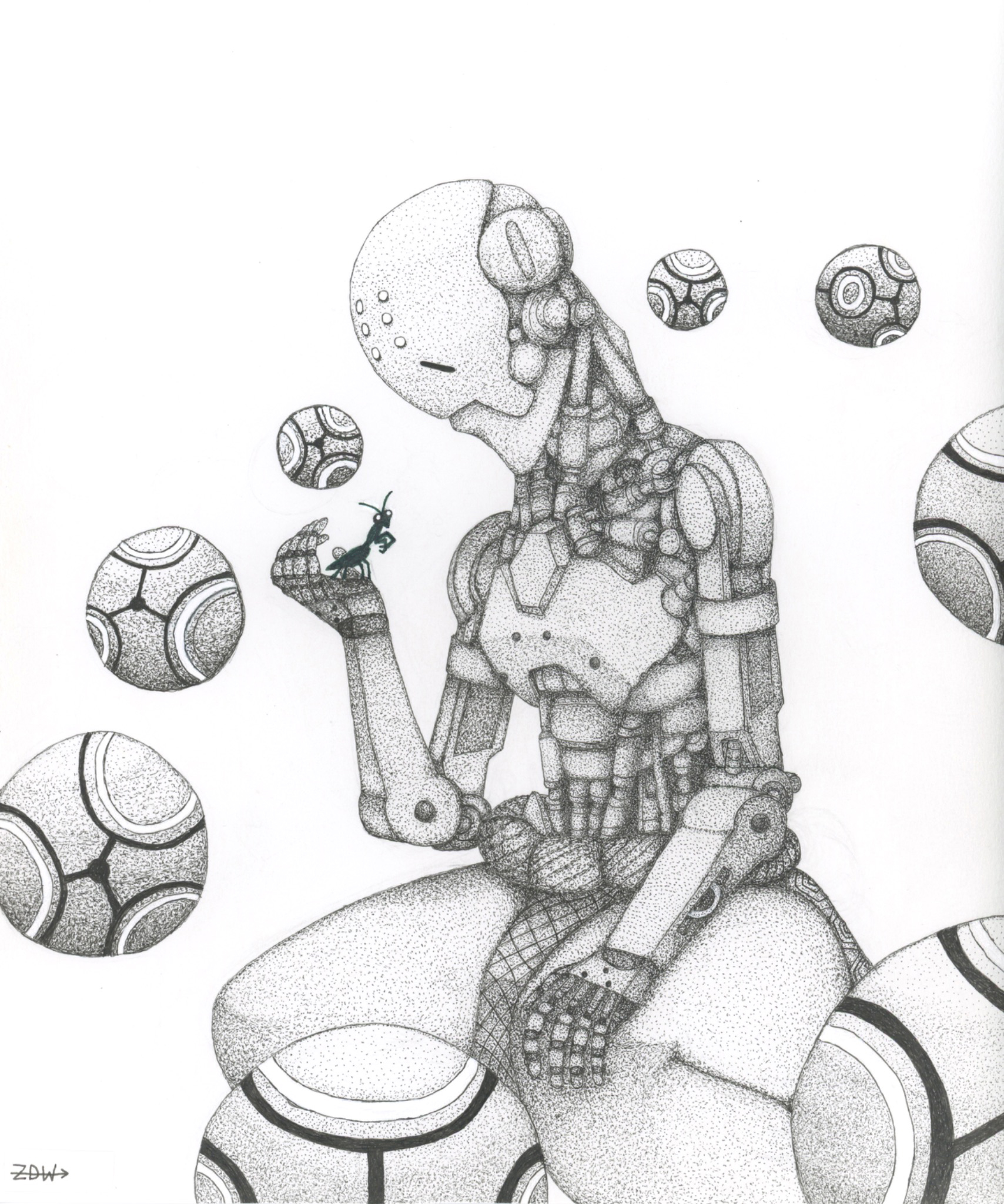 Zenyatta and Mantis by Zeke Walker